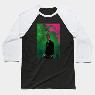 HP LOVECRAFT version 3 Baseball T-Shirt